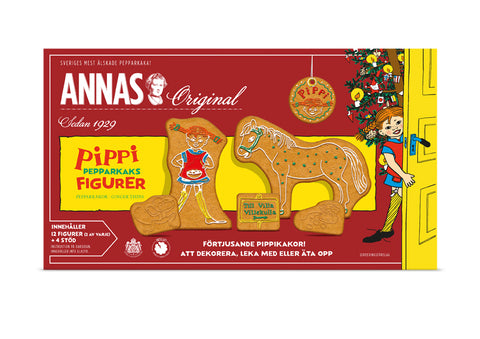 Anna's Original Pippi Gingerbread Figures, BEST BY: September 1, 2024