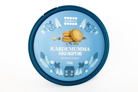 Nyakers Cardamom Cookies Blue Tub 12.34oz