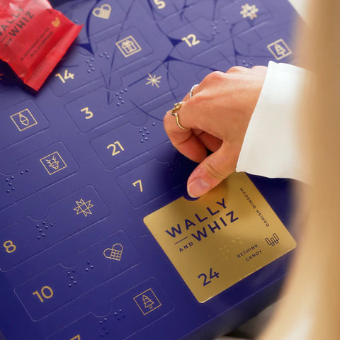Wally and Whiz: Blue Advent Calendar 13.86oz