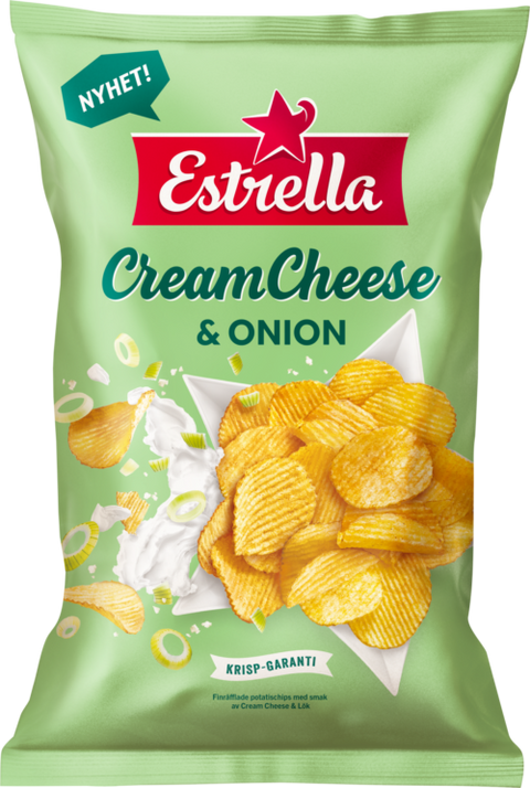 Estrella Cream Cheese and Onion 175g